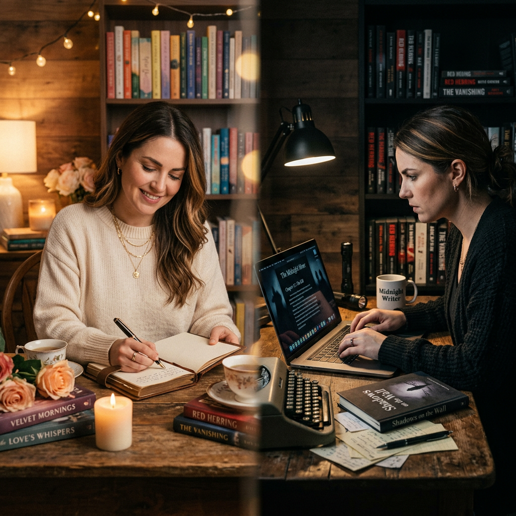 What It’s Like Being Both a Romance and Thriller Author